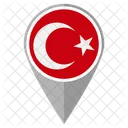 Turquia Pais Ubicacion Ubicacion Icono