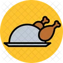 Pavo Pollo Cena Icon