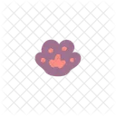 Paw Cat Palm Icon