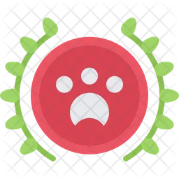 Paw Badge  Icon