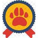 Badge Paw Trophy Icon