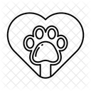 Paw Print  Icon