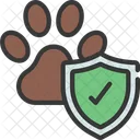 Paw Protected Protected Wildlife Icon