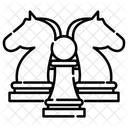 Pawn and knights  Icon