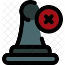 Delete Pawn Tactic Icon