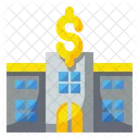 Pawn Shop Dollar Building Icon