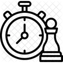 Pawn Time Pawn Clock Clock Icon