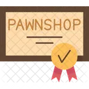 Pawnshop Certificate  Icon