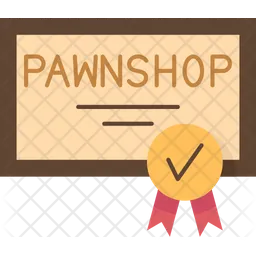 Pawnshop Certificate  Icon