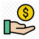 Pay Dollar Cash Icon