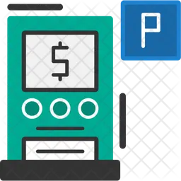 Pay And Display Parking  Icon