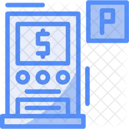 Pay And Display Parking  Icon