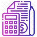 Bill Invoice Calculator Icon