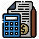 Bill Invoice Calculator Icon