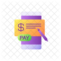 Pay in cheques  Icon
