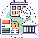Pay off existing variable debt  Icon