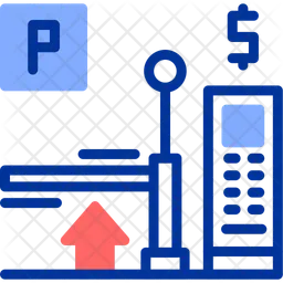 Pay On Exit Parking  Icon