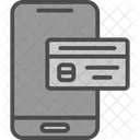 Pay Online Card Mobile Icon