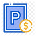 Parking Fee Car Icon