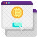 Pay Per Bitcoin Cryptocurrency Icon