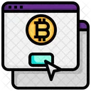 Pay Per Bitcoin Cryptocurrency Icon