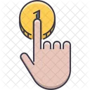 Pay Click Hand Icon