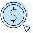 Pay Per Click Color Shadow Thinline Icon Icon