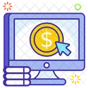 Online Earning Ppc Online Marketing Icon