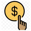 Click Dollar Money Pay Seo Web Seo Web Icon