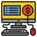 Computer Money Shopping Icon
