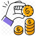 Internet Click Pay Icon