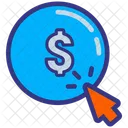 Pay Per Click Cost Per Click Digital Advertising Icon