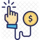 Business Cost Per Click Dollar Icon