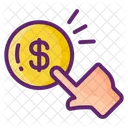 Pay Per Click Ppc Digital Advertising Icon