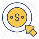 Ppc Click Cost Per Click Icon