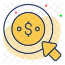 Ppc Click Cost Per Click Icon