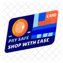 Pay Safe Credit Debit Icon