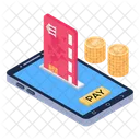 Pay Via Card  Icon
