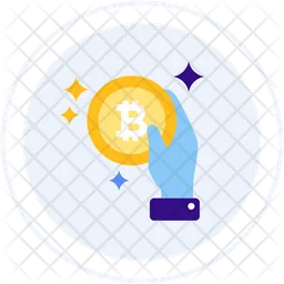 Pay with bitcoin  Icon