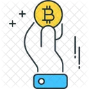 Pay With Bitcoin Bitcoin Business Icon
