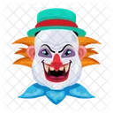 Vector De Cara Aterradora Cara De Payaso Personajes Malvados Icono