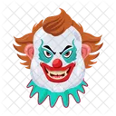 Vector De Cara Aterradora Cara De Payaso Personajes Malvados Icono