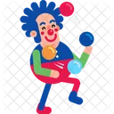 Payaso malabarista  Icono