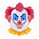 Vector De Cara Aterradora Cara De Payaso Personajes Malvados Icono