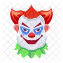 Vector De Cara Aterradora Cara De Payaso Personajes Malvados Icono