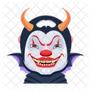 Vector De Cara Aterradora Cara De Payaso Personajes Malvados Icono