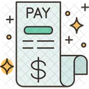 Paycheck Salary Slip Salary Statement Icon
