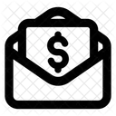 Paycheck Mail Email Icon