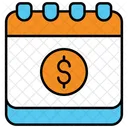 Payday Money Calendar Icon