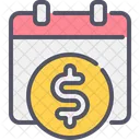 Payday Calendar Money Icon